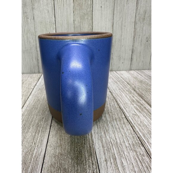Vtg Style East Fork Pottery Mug Lapis Blue Retired Color 4.25" Tall Set of 2 - Picture 4 of 8